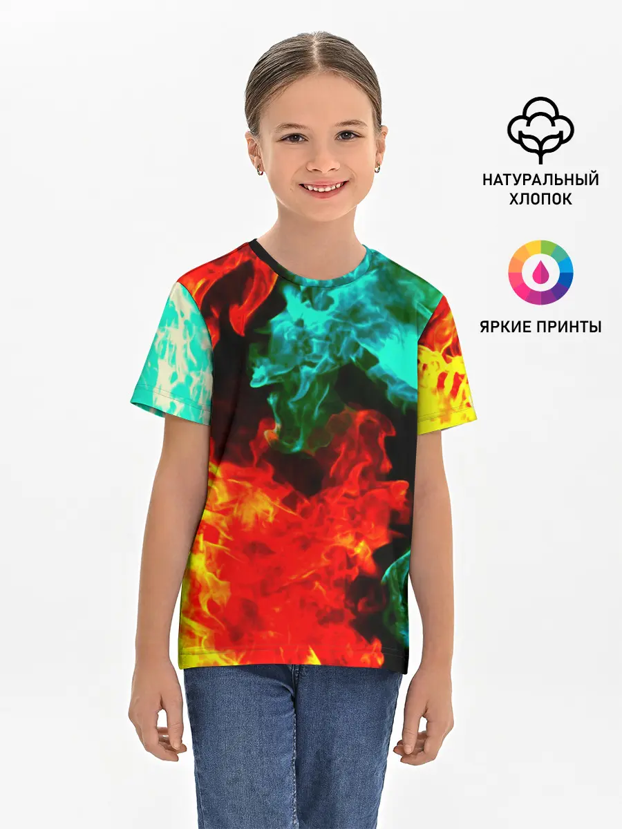 Детская базовая футболка / БИТВА ОГНЕЙ