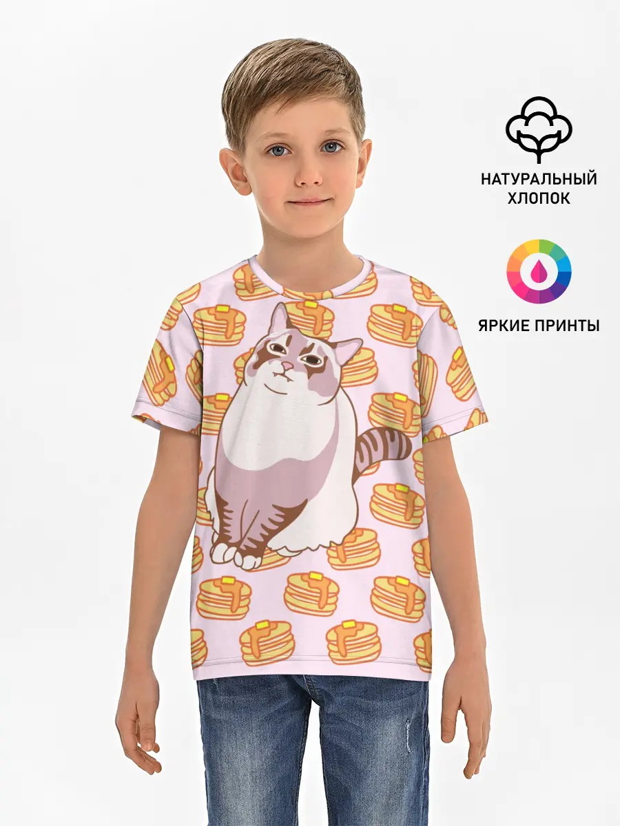 Детская базовая футболка / Блины