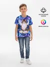 Детская базовая футболка / Грозовой Котик