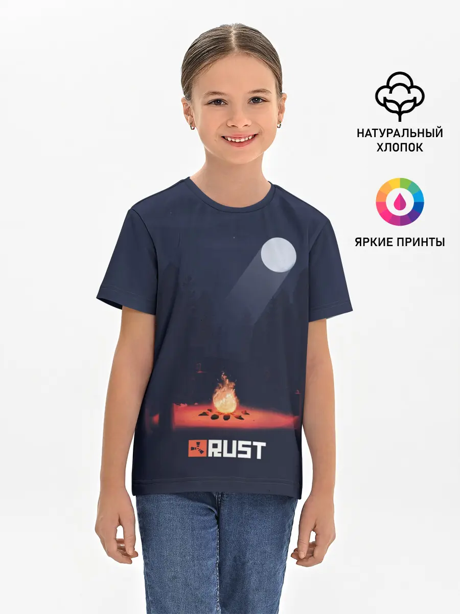 Детская базовая футболка / Rust