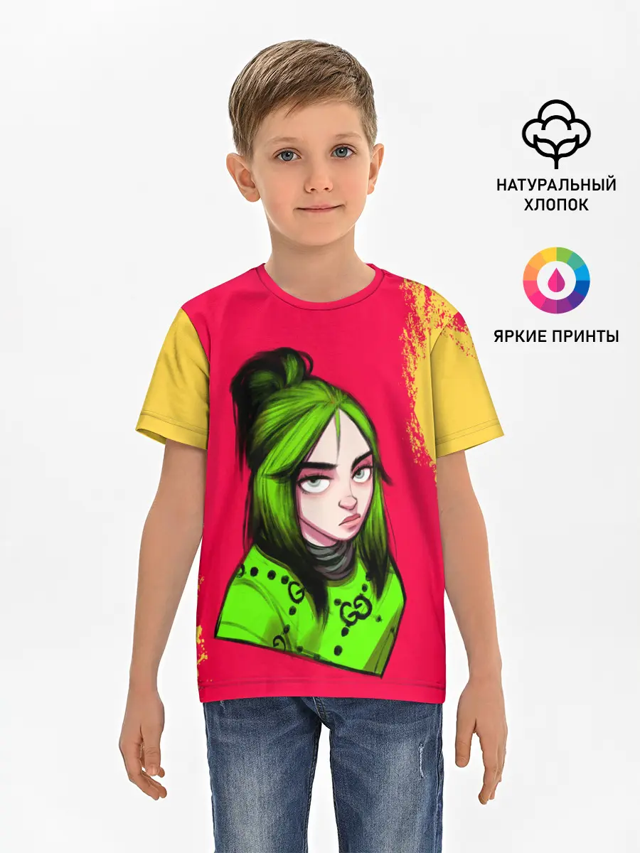 Детская базовая футболка / BILLIE EILISH | БИЛЛИ АЙЛИШ