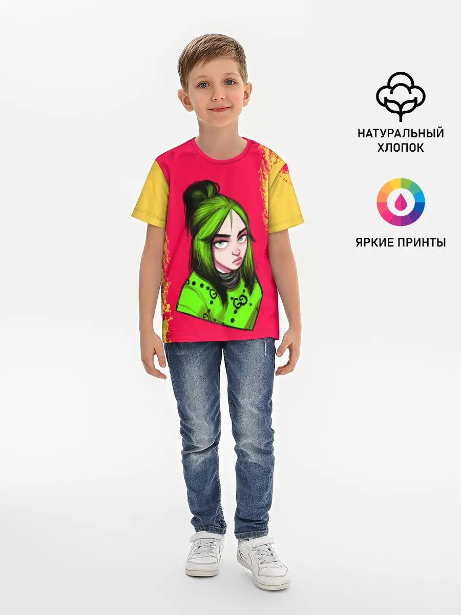 Детская базовая футболка / BILLIE EILISH | БИЛЛИ АЙЛИШ
