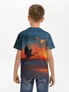 Детская базовая футболка / Прибрежный закат
