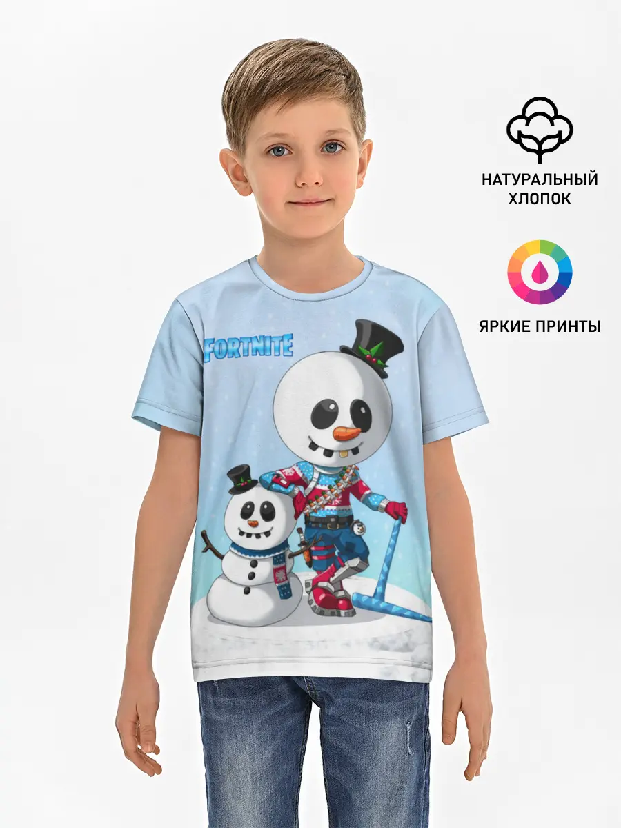 Детская базовая футболка / FORTNITE