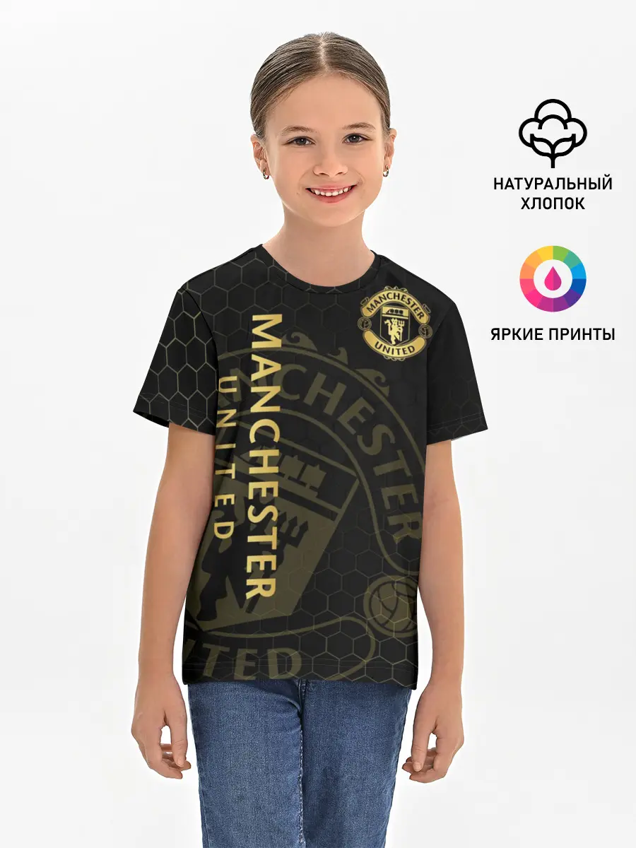 Детская базовая футболка / Манчестер Юнайтед