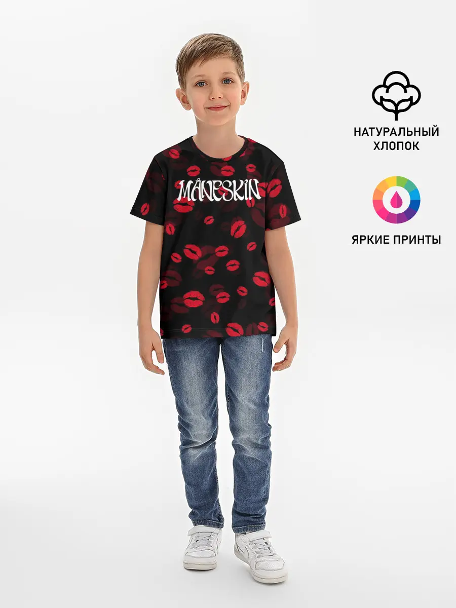 Детская базовая футболка / Maneskin | Монэскин
