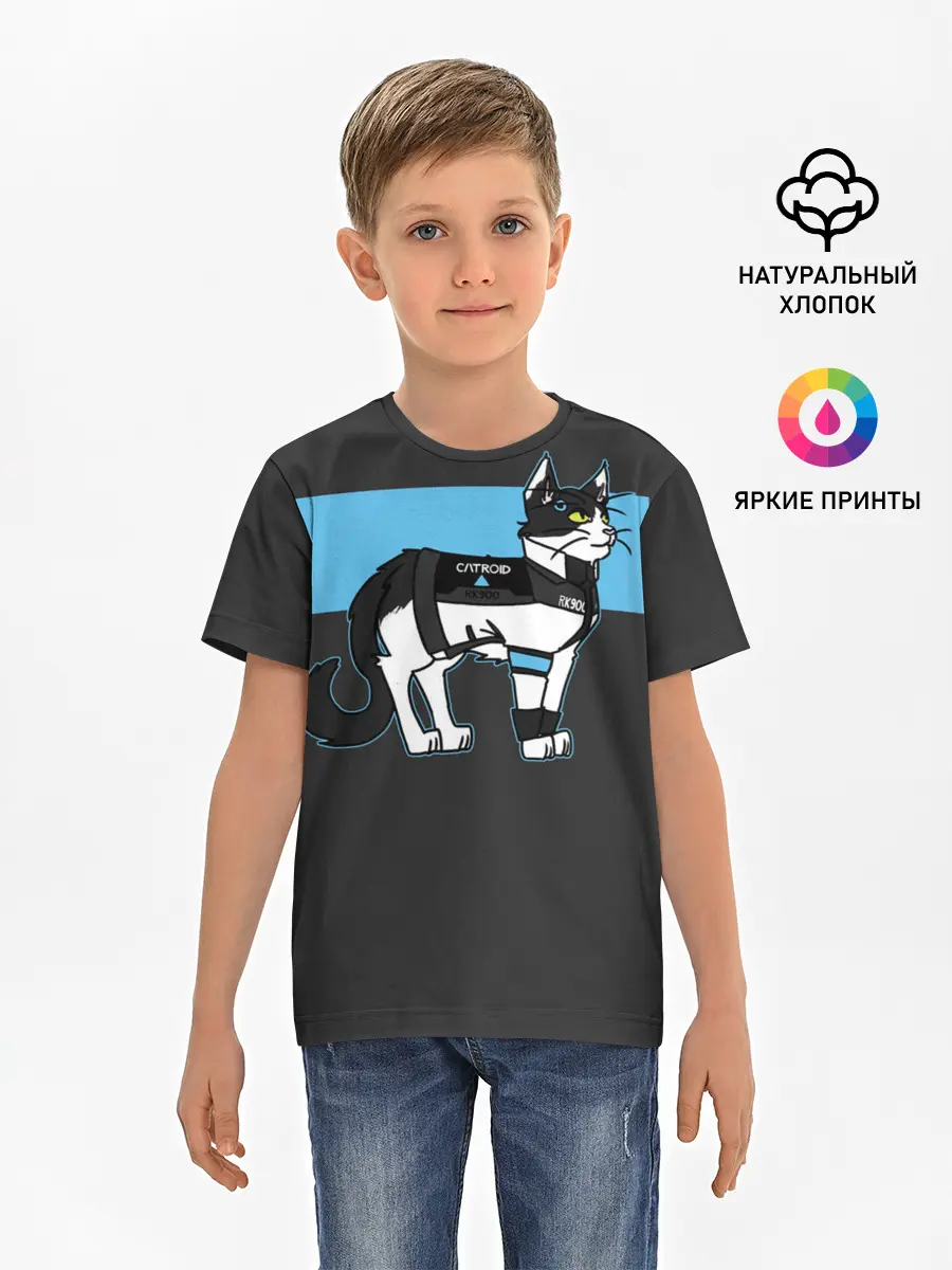 Детская базовая футболка / CATROID RK900