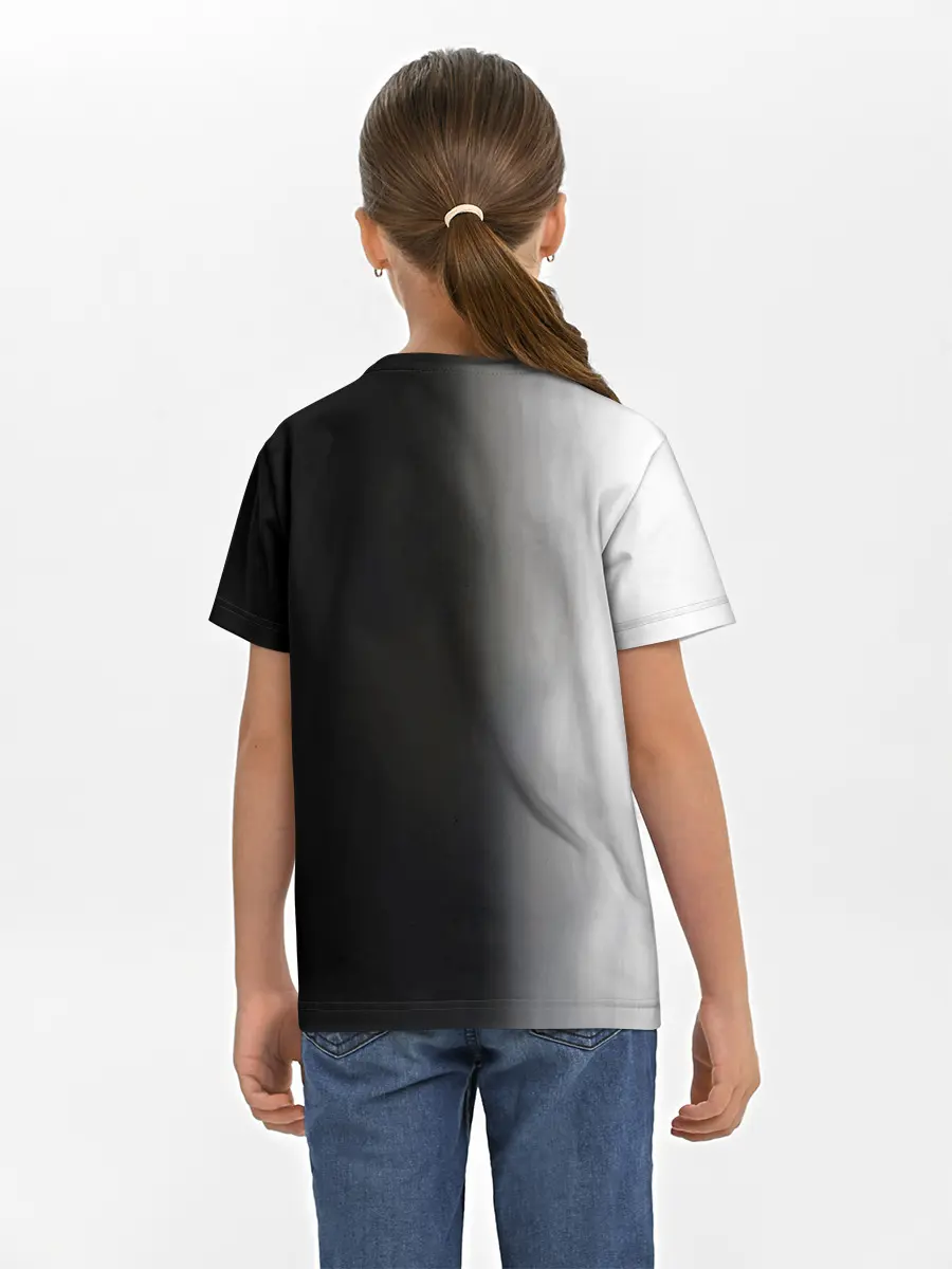 Детская базовая футболка / Металлическое тело Геноса One Punch-Man