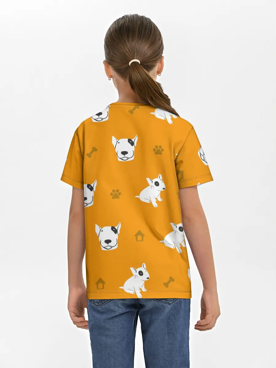 Детская базовая футболка / Английский бультерьер