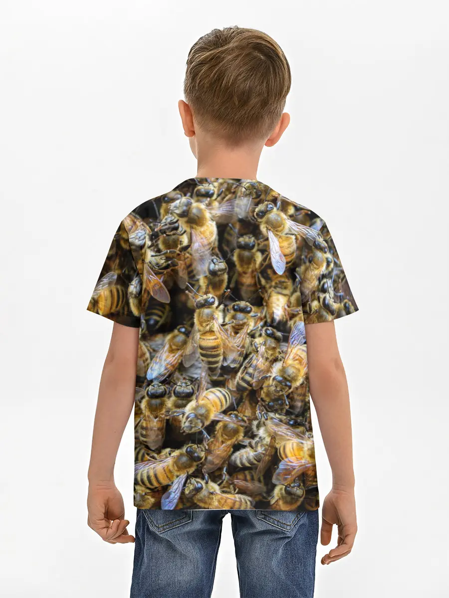 Детская базовая футболка / Пчёлы