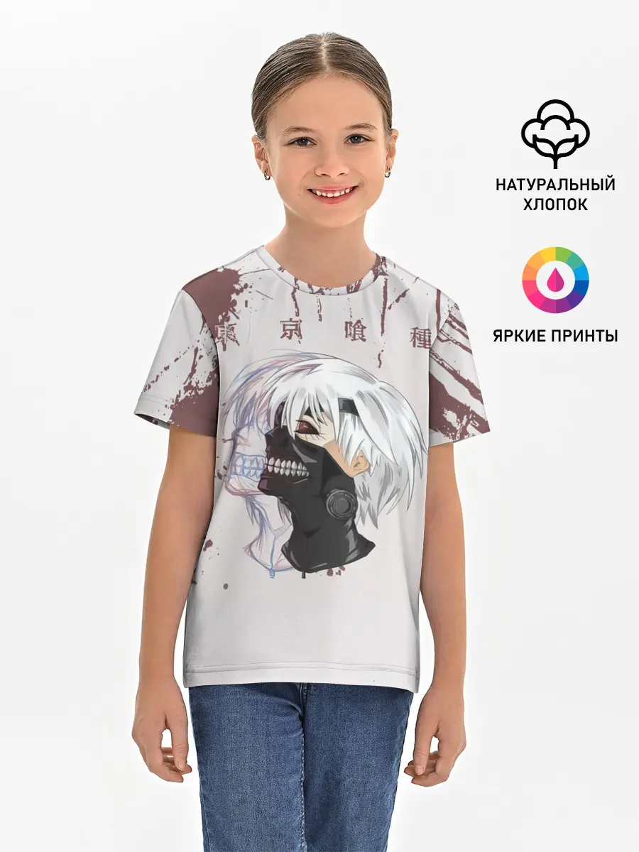 Детская базовая футболка / Канеки Кан