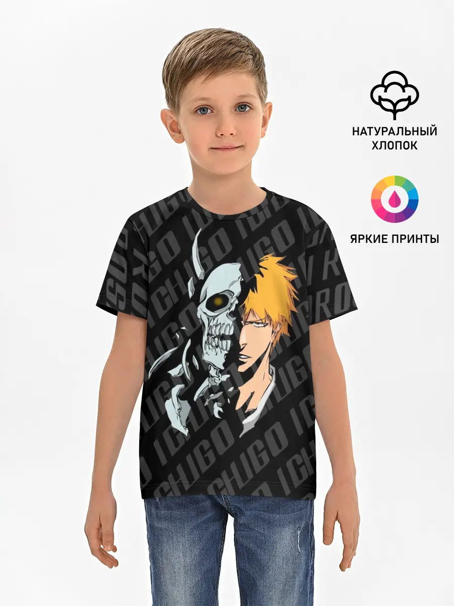 Детская базовая футболка / Куросаки Ичиго