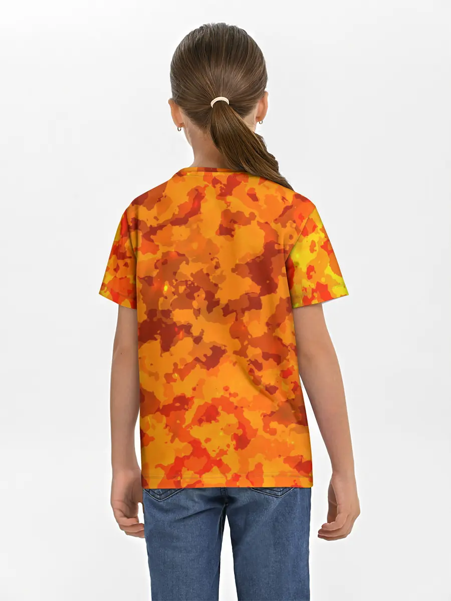 Детская базовая футболка / CS GO FIRE | КС ГО