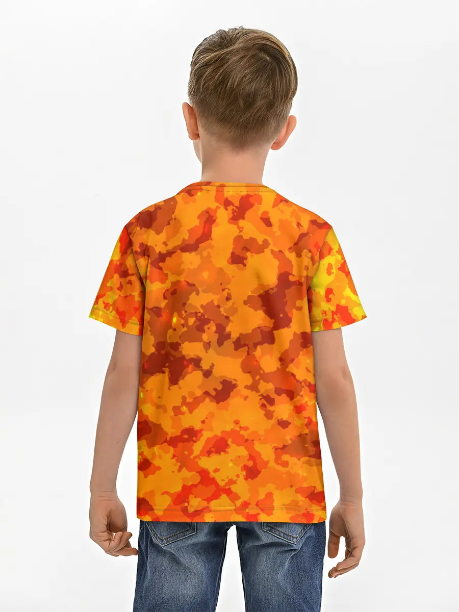 Детская базовая футболка / CS GO FIRE | КС ГО