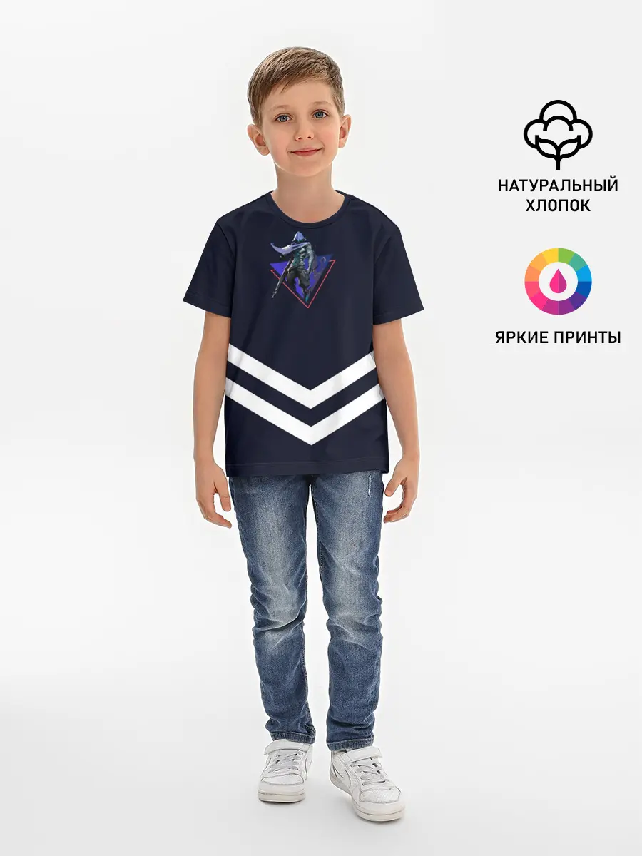 Детская базовая футболка / Valorant