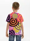 Детская базовая футболка / Аннотация разноцветных кругов