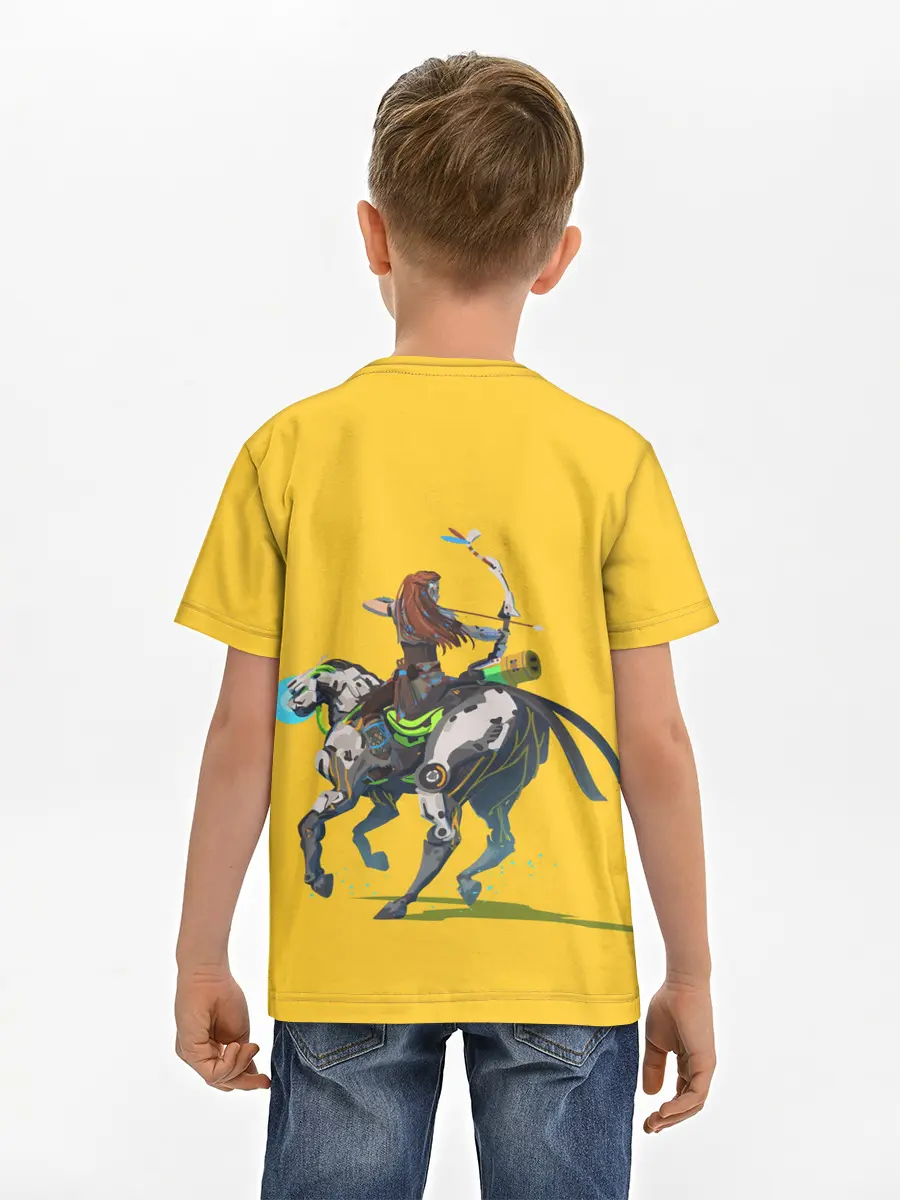 Детская базовая футболка / Элой на охоте