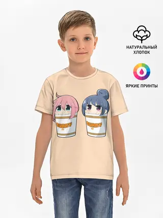 Детская базовая футболка / Подружки в карри
