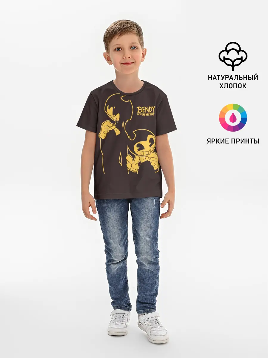 Детская базовая футболка / Bendy and the ink machine