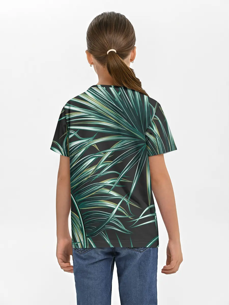 Детская базовая футболка / Папоротник