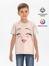 Детская базовая футболка / Сonfused anime face
