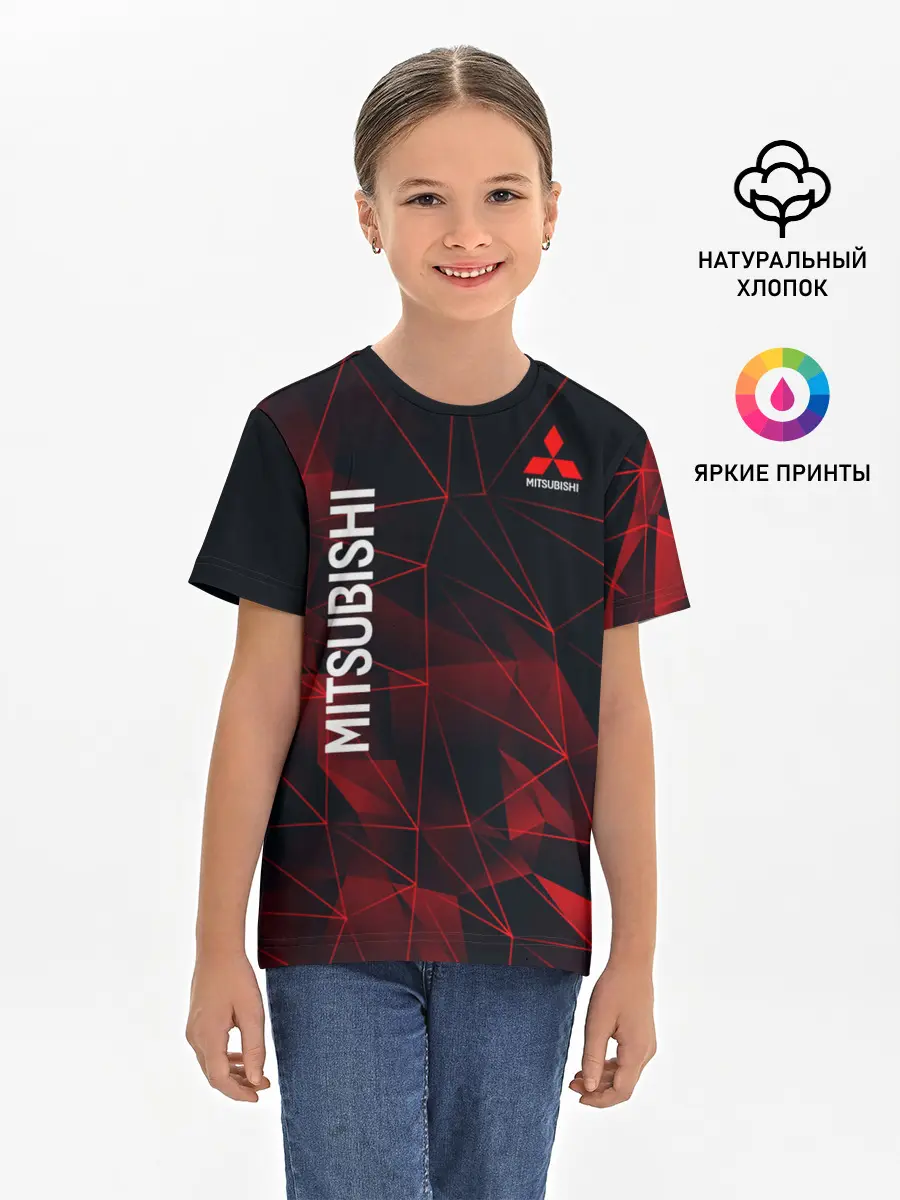Детская базовая футболка / Mitsubishi