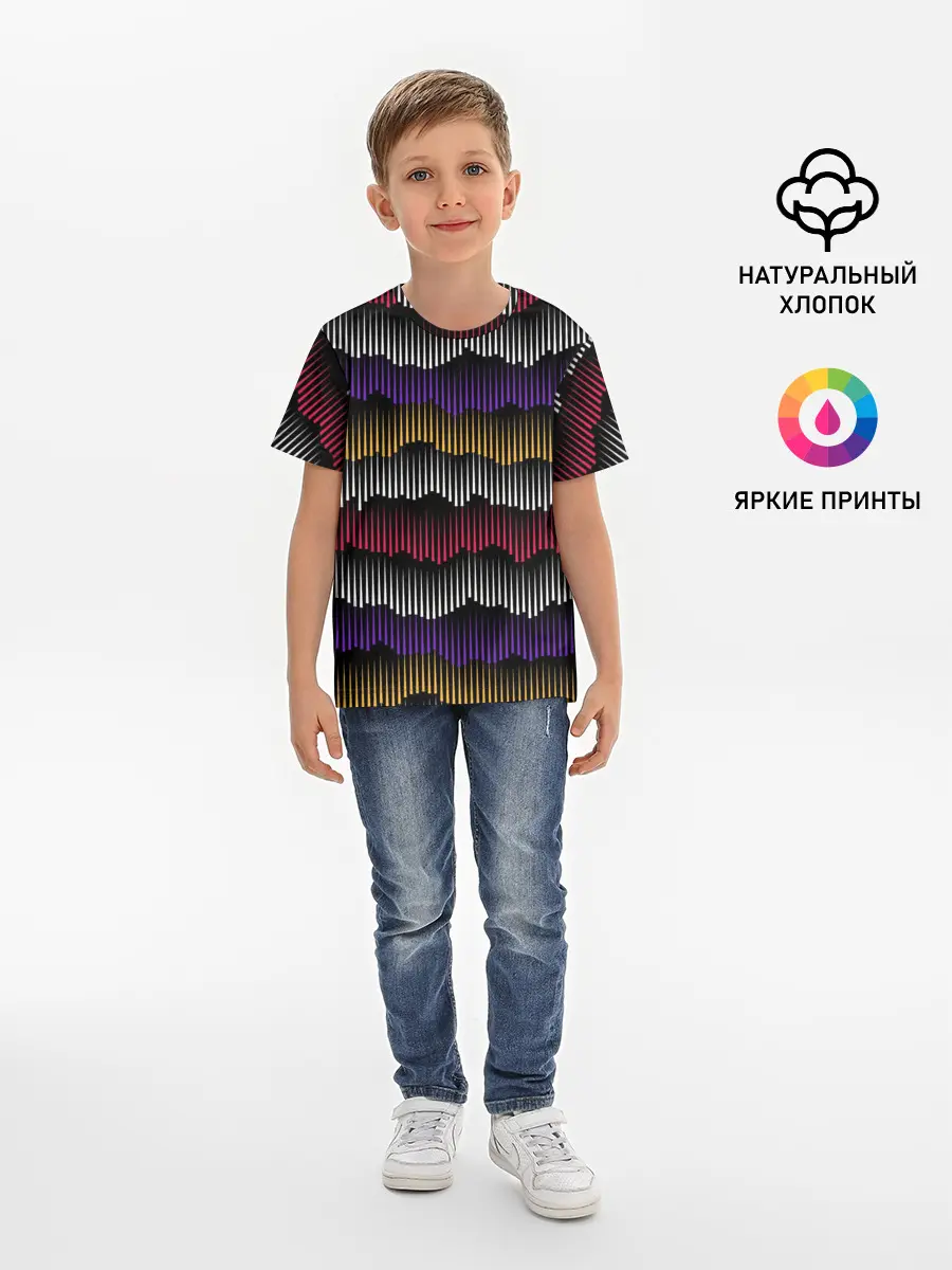 Детская базовая футболка / Волны