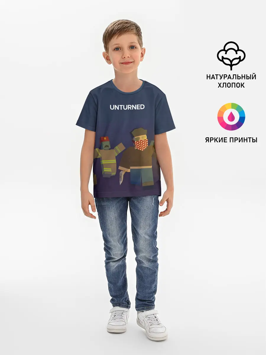 Детская базовая футболка / Unturned
