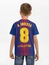 Детская базовая футболка / Iniesta 17-18