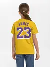 Детская базовая футболка / James 18-19 LA Lakers home