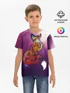 Детская базовая футболка / Космическая Лиса