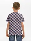Детская базовая футболка / Клеточный узор