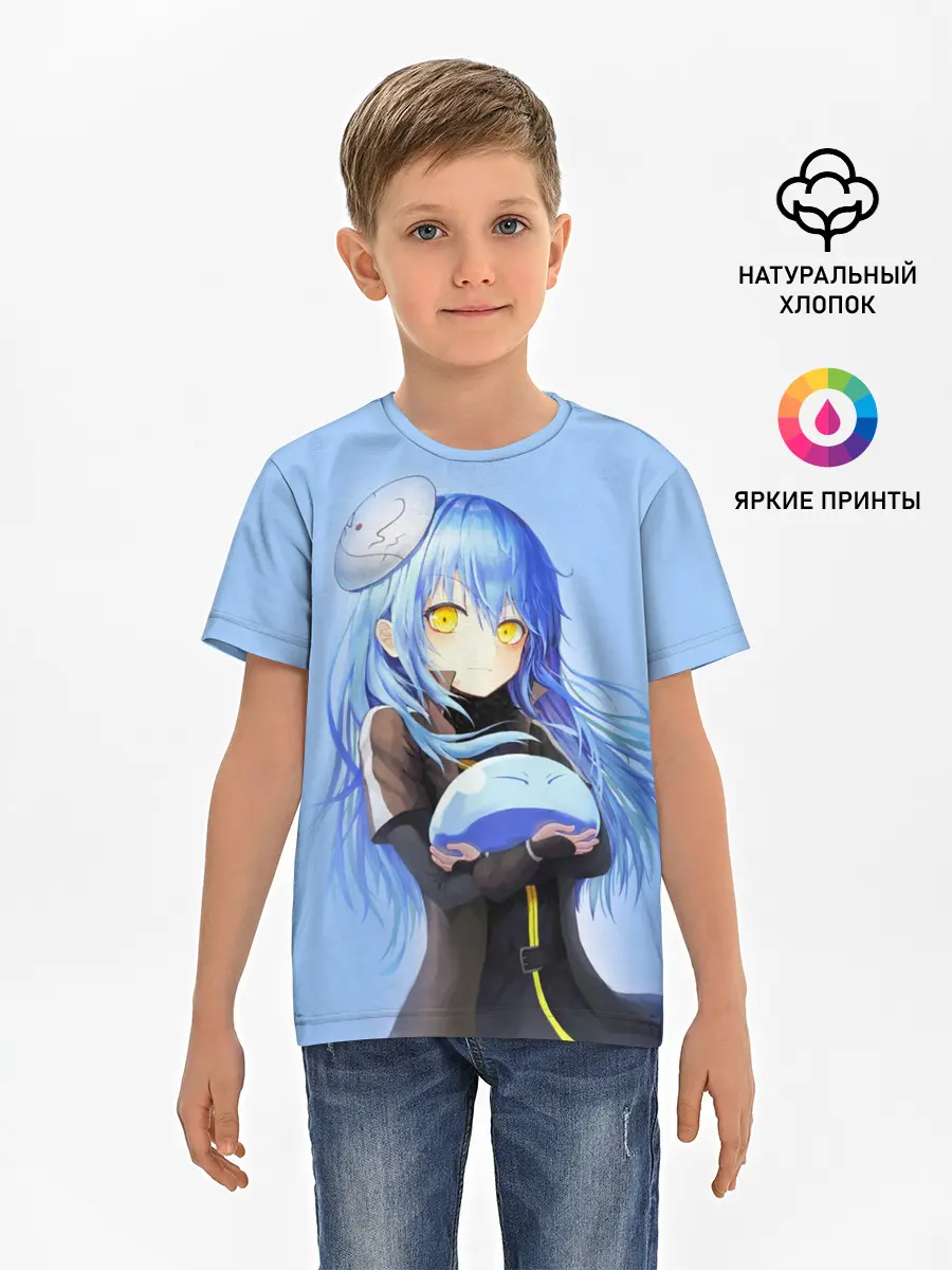 Детская базовая футболка / Slime