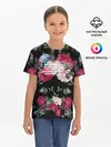 Детская базовая футболка / Flower Road