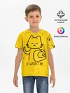 Детская базовая футболка / AMONG US - КОТИК