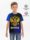 Детская базовая футболка / RUSSIA / РОССИЯ