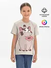 Детская базовая футболка / Pop Cat