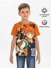 Детская базовая футболка / Волебольная команда из аниме HAIKYUU!!