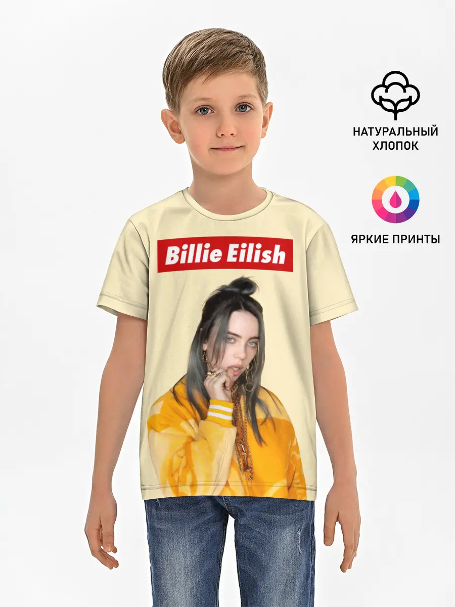 Детская базовая футболка / BILLIE EILISH.
