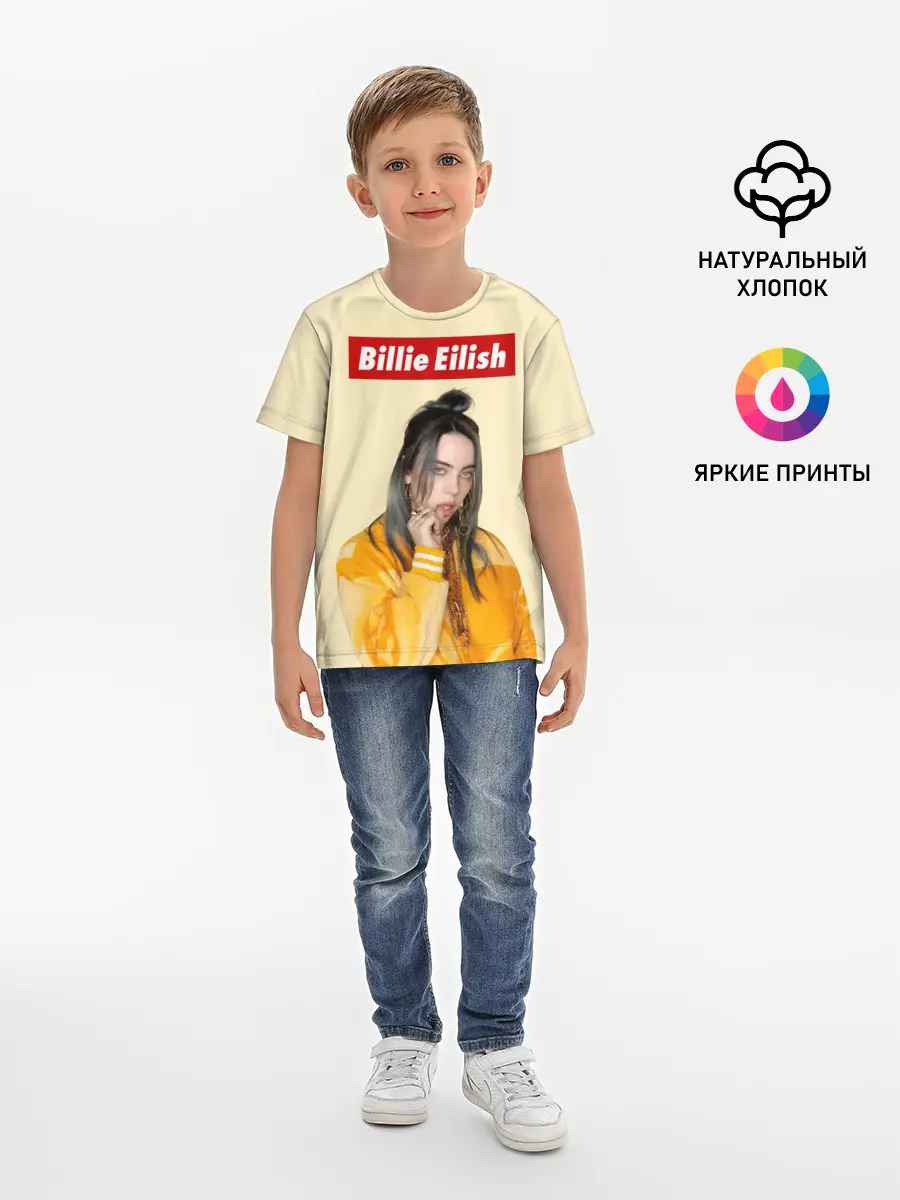 Детская базовая футболка / BILLIE EILISH.