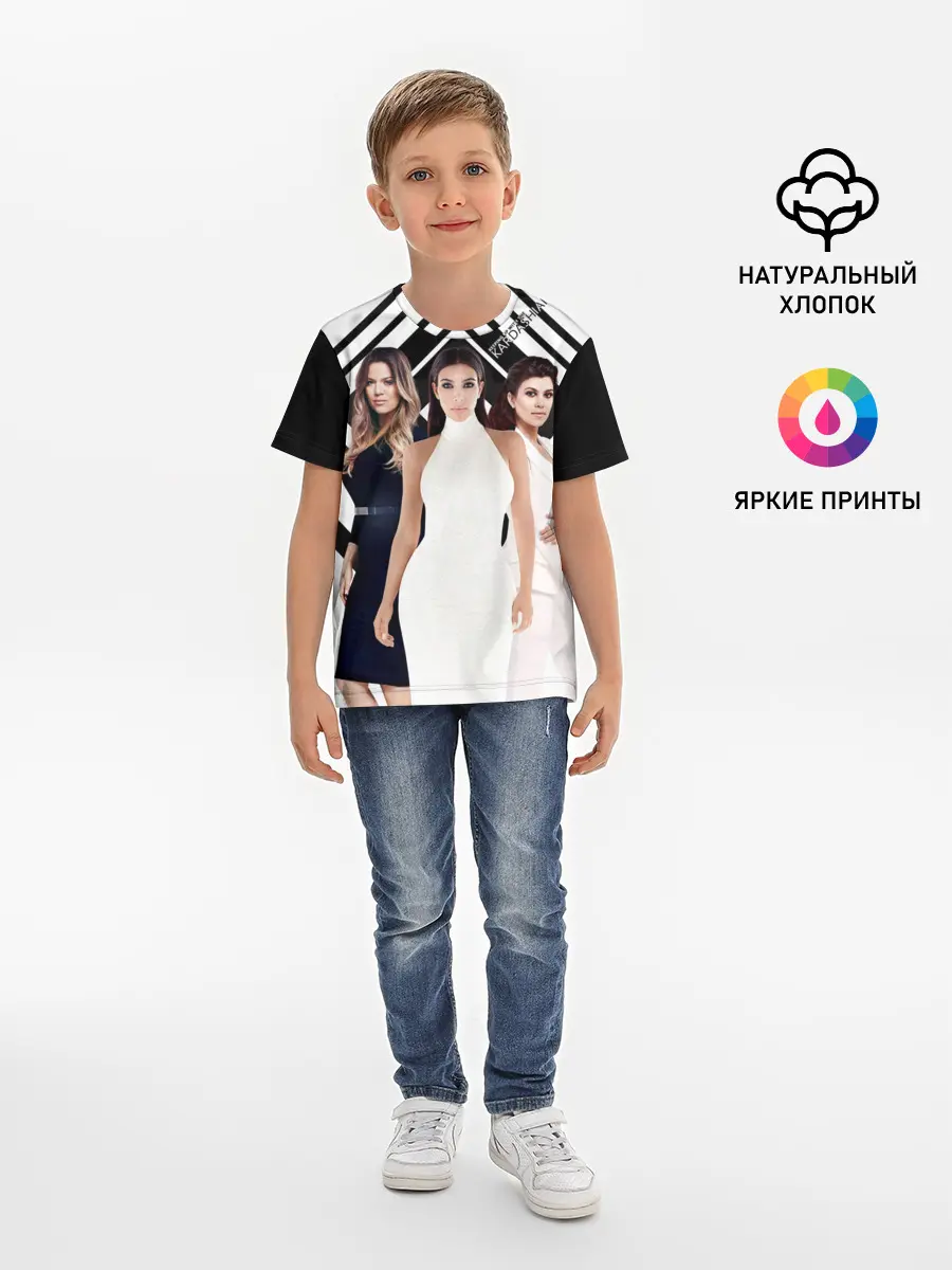 Детская базовая футболка / Сестры Кардашьян