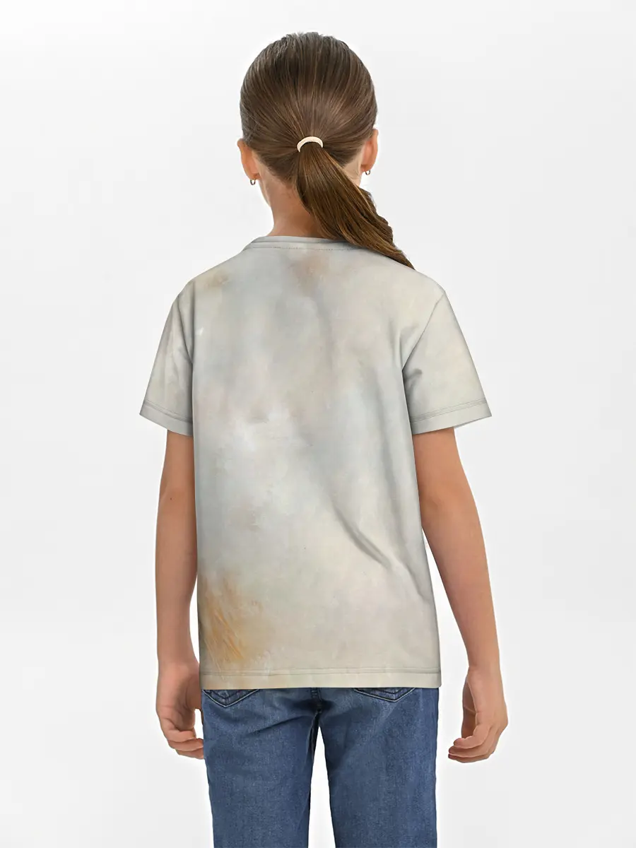 Детская базовая футболка / Розэ маслом