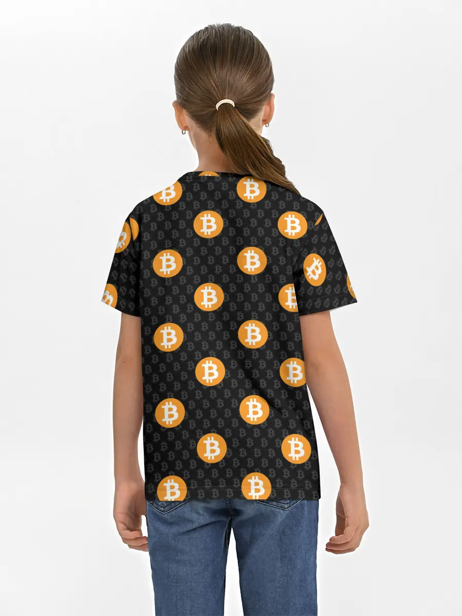 Детская базовая футболка / БИТКОИН | BITCOIN