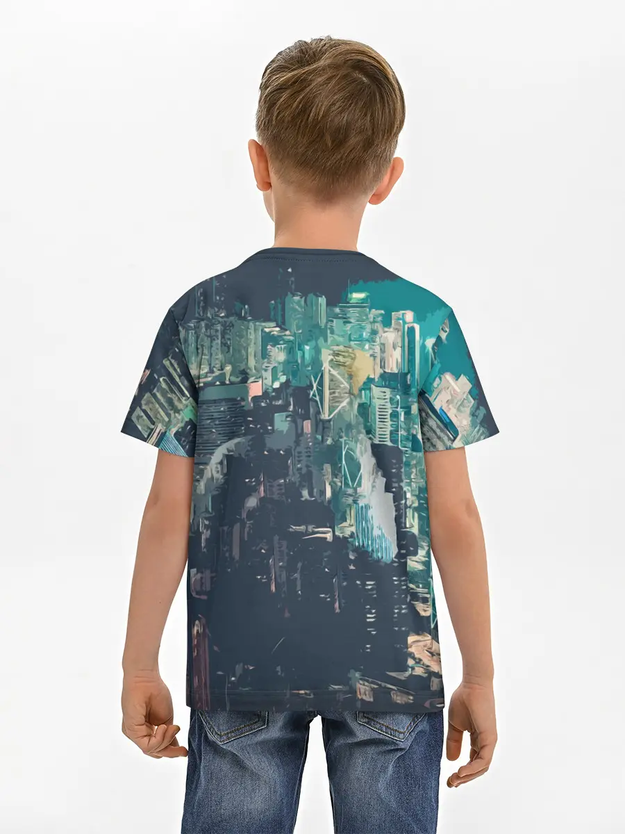 Детская базовая футболка / Сайонара бой