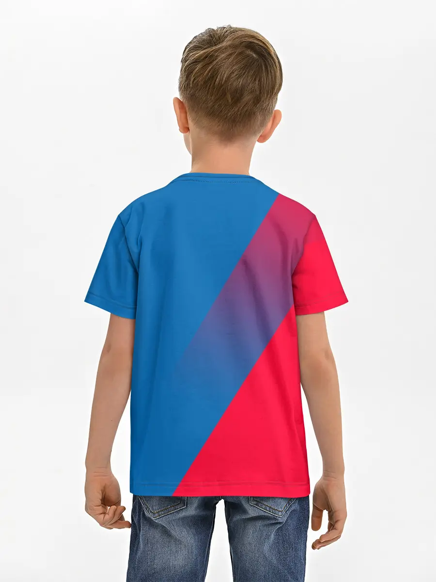 Детская базовая футболка / ФК БАВАРИЯ / BAYERN / ГРАДИЕНТ