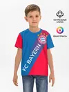Детская базовая футболка / ФК БАВАРИЯ / BAYERN / ГРАДИЕНТ