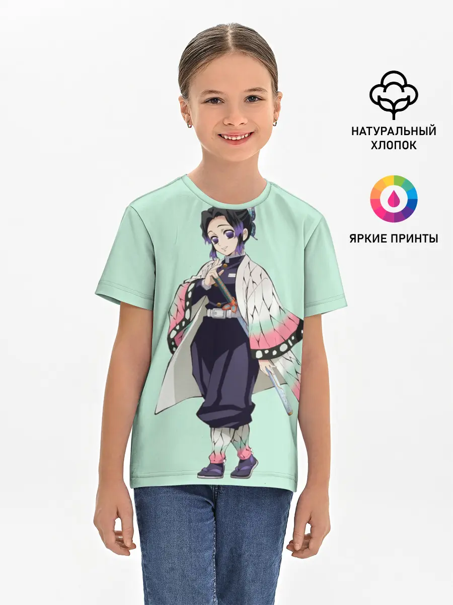 Детская базовая футболка / Шинобу Кочо, Столб Насекомого