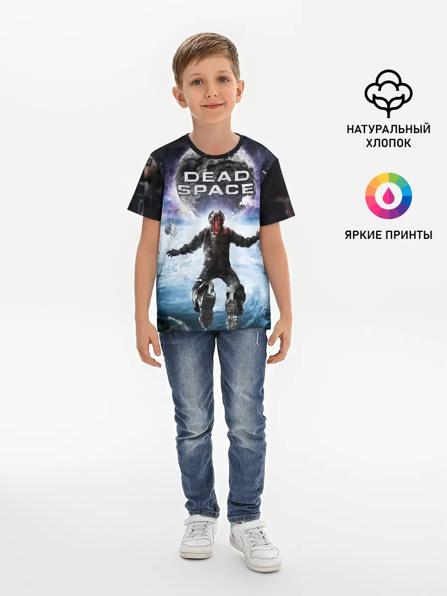 Детская базовая футболка / Айзек в мертвом космосе