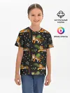 Детская базовая футболка / Tigers | Тигровый Паттерн