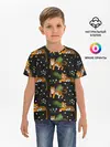 Детская базовая футболка / Tigers | Тигровый Паттерн